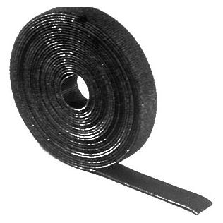 Panduit Hook & Loop Cable Tie, 15" roll, Black, Nylon, Schwarz, 4572 mm (Klettkabelbinder, 1 Stk.) (HLS-15R0)