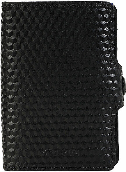 SECRID Geldbörse - Twinwallet Cubic black-blue schwarz EG