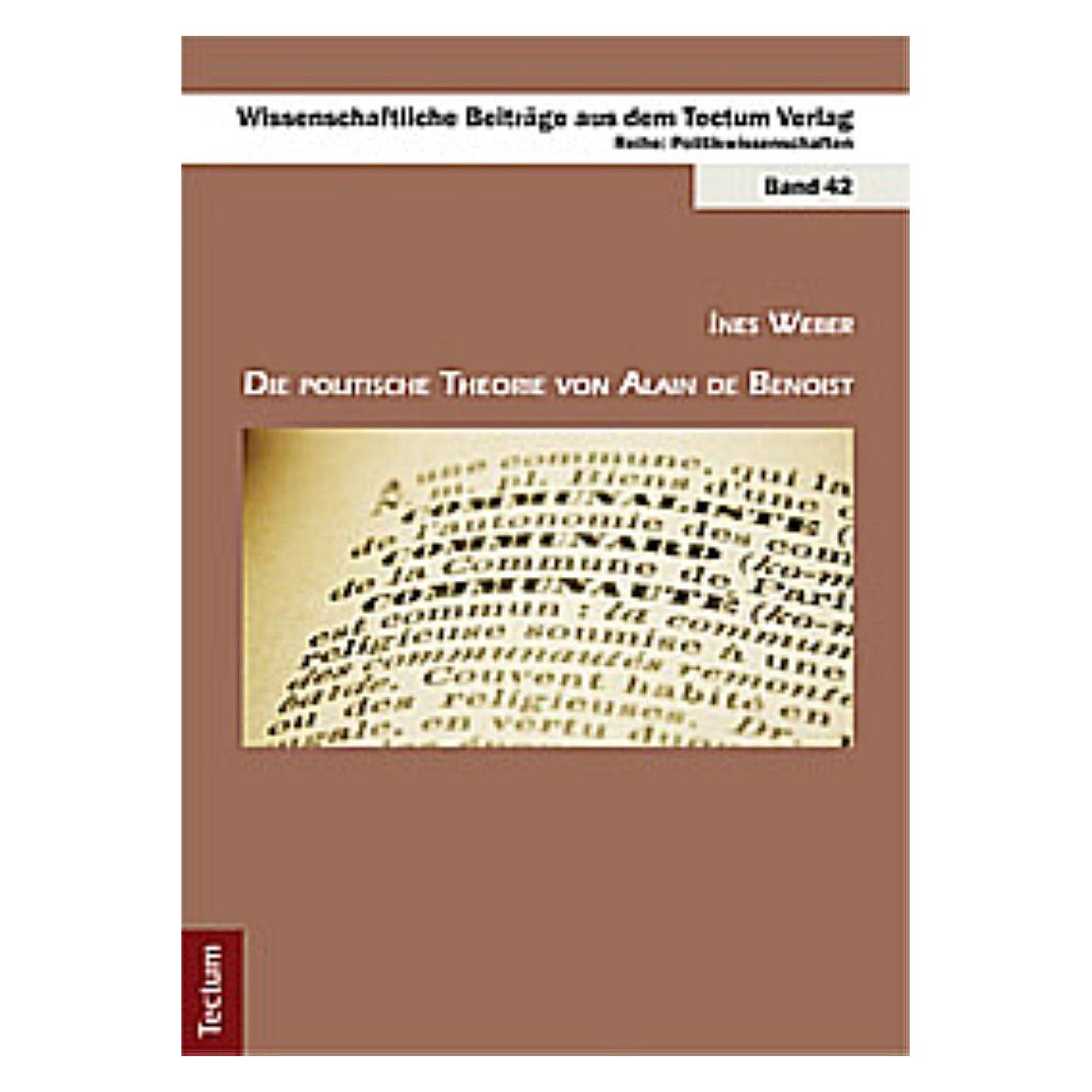 Tectum Die politische Theorie von Alain de Benoist (Deutsch, Softcover, Ines Weber) (7241566)