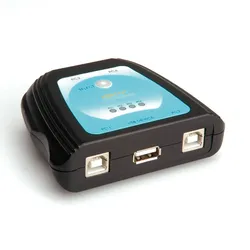 VALUE Manual USB 2.0 Switch - USB-Umschalter für die gemeinsame Nutzung von Peripheriegeräten - 4 x USB
