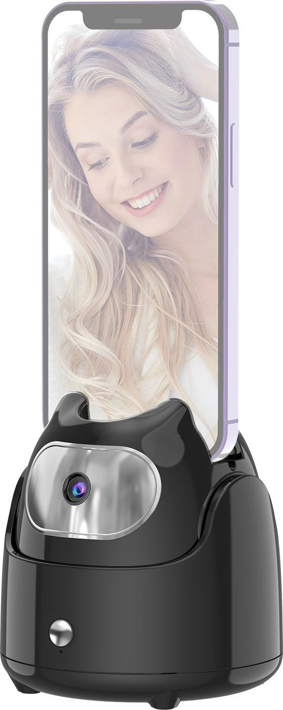 Cocosity AI-gestuurde automatische gezichtsherkenning smartphone stabilisator met 360 graden rotatie voor vlogs en live streams