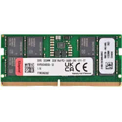 Kingston SORAM D5 5600 32GB C46 (1 x 32GB, 5600 MHz, DDR5-RAM, SO-DIMM), RAM