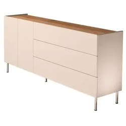 Wohnconcept Sideboard Matrixx Lack Cashmere