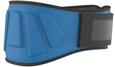 Uplifted Finds Sports Fitness Weightlifting Waist Belt And Gym Lumbar Back Support blue xl
