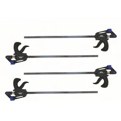 Vago-Tools 4x Schnellspannzwinge 900 mm Einhandzwinge Klemmzwinge Schraubzwinge