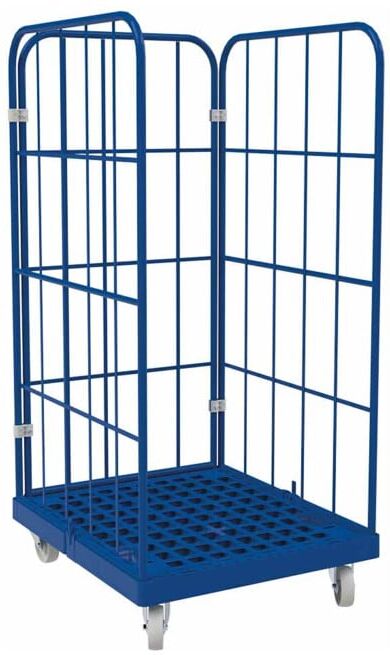rolltainer® Fond en plastique 724 x 815 mm bleu 3 côtés ; E. S. B. (KB3A501013505010S01101)