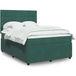 vidaXL, Boxspringbett, Erdmute (Block mit Quadraten) (140 x 200 cm)