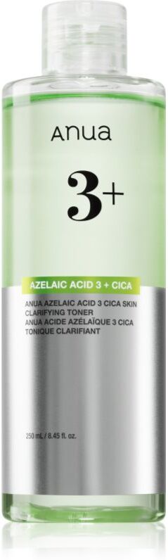 Anua Azelaic Acid 3+ Cica Clarifying Toner softening toner with soothing effect 250 ml