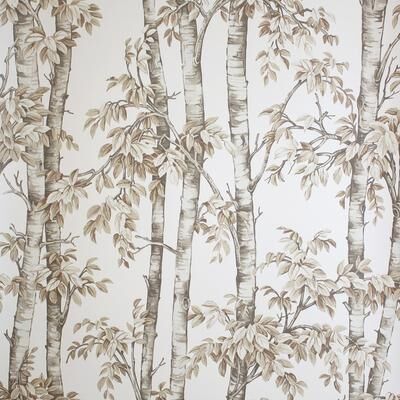 Fine Decor Bastian Neutral Trees Wallpaper - N/A