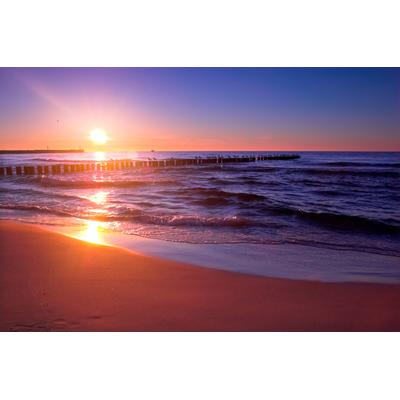 Fototapete PAPERMOON "Sunset", bunt, B:2,5m L:1,86m, Vlies, Tapeten