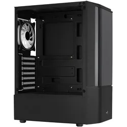 AeroCool Quantum (ATX, mATX, Mini-ITX), PC Gehäuse, Schwarz