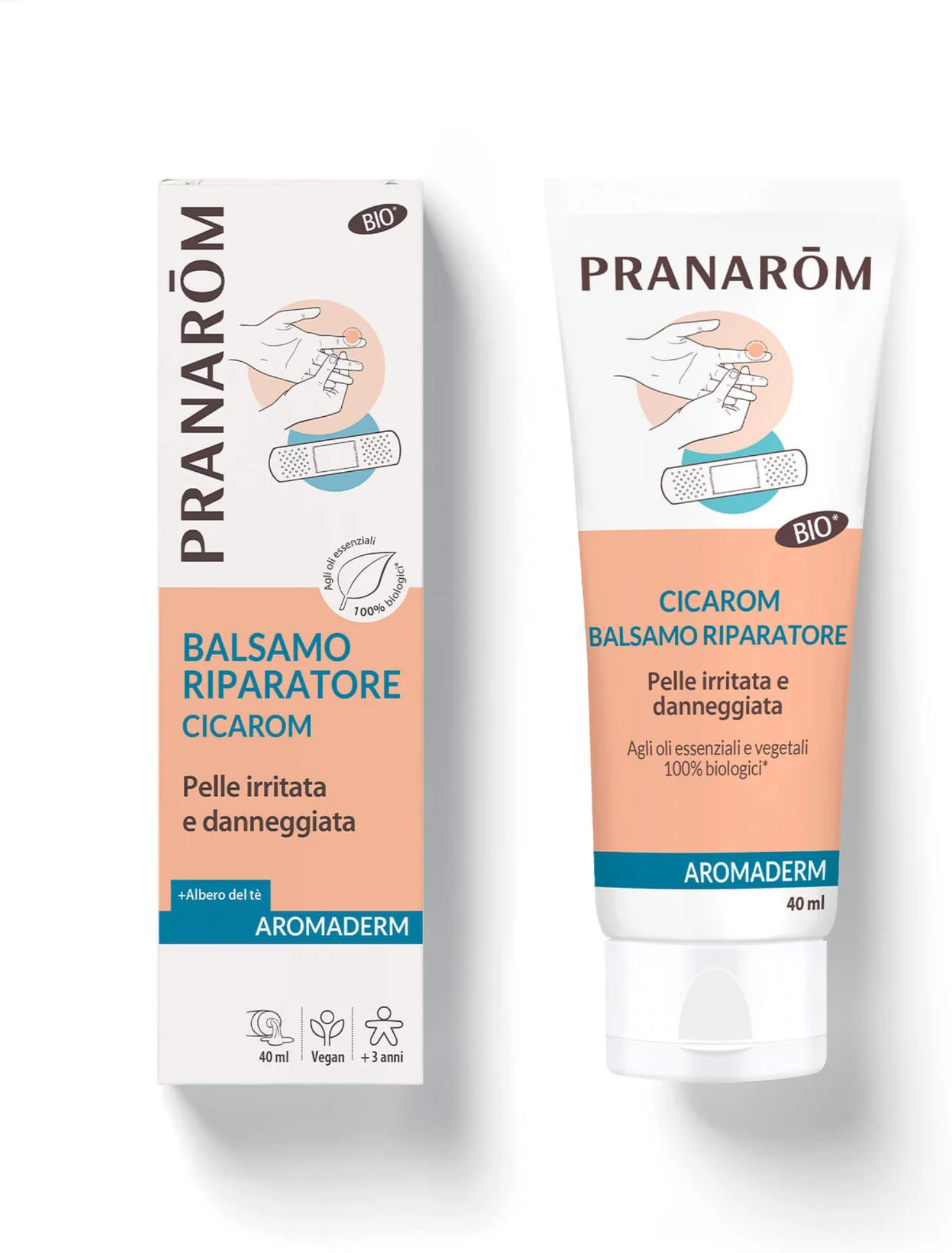PRANAROM Aromaderm - Balsamo Riparatore Cicarom 40 Ml 
