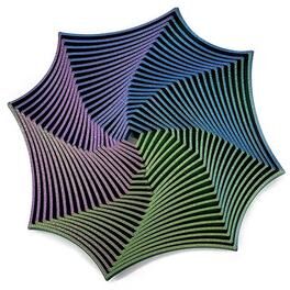 Youfap Market Fidget Octagonal Toy, 3D Printing Geometric Illusion, Sensory Stress Relief Toy For Parties colorful