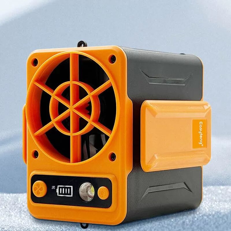 INF Ventilateur de Ceinture 10000mAh : Ventilateur Portable à Clip avec Batterie Externe USB
