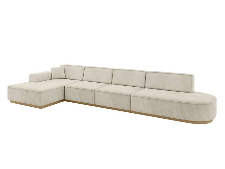 Ecksofa IREA-L3-v2 Beige - Paros 01