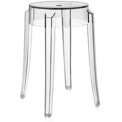 Kartell Hocker Charles Ghost, Designer Philippe Starck, 46 cm