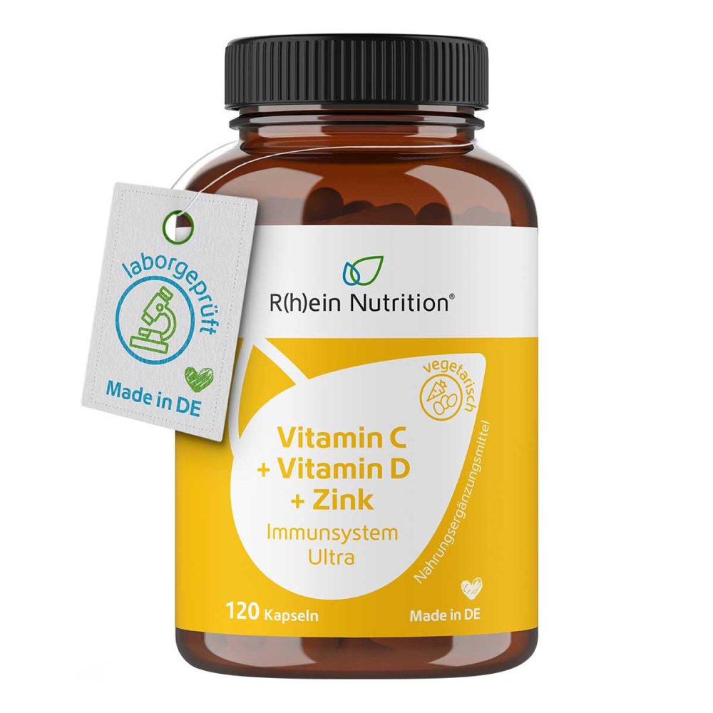 R(h)ein Nutrition & Health GmbH Vitamin C+Vitamin D+Zink Immunsystem Ultra Kapseln 16764780