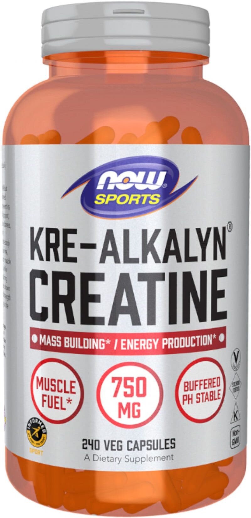 NOW FOODS Kre-Alkalyn Creatine 240 Capsule 