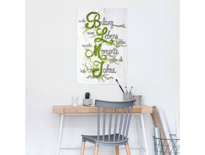 Affiche Bilan de vie Papier Vert 61 x 92 x 0cm