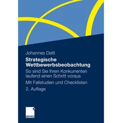 Strategische Wettbewerbsbeobachtung, Fachbücher von Johannes Deltl