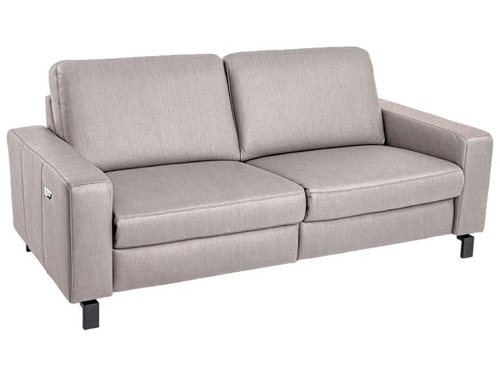 Sofa Cagliari Plus Basic Candy / Farbe: Silver / Material: Stoff Basic