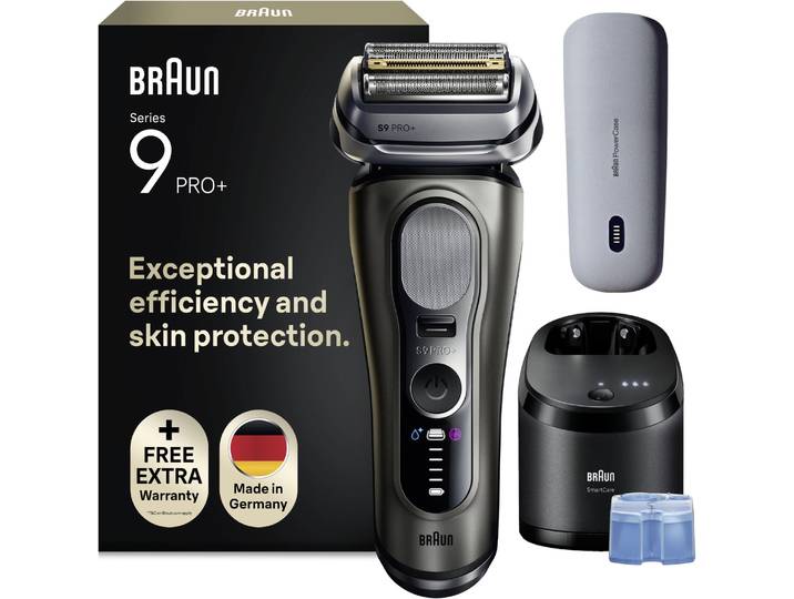Braun Series 9 PRO+ 9675CC - Elektrisch Scheerapparaat met Trimmer - Ultradunne Precisiescheerbladen - Pro SensoAdapt - SmartCare Center