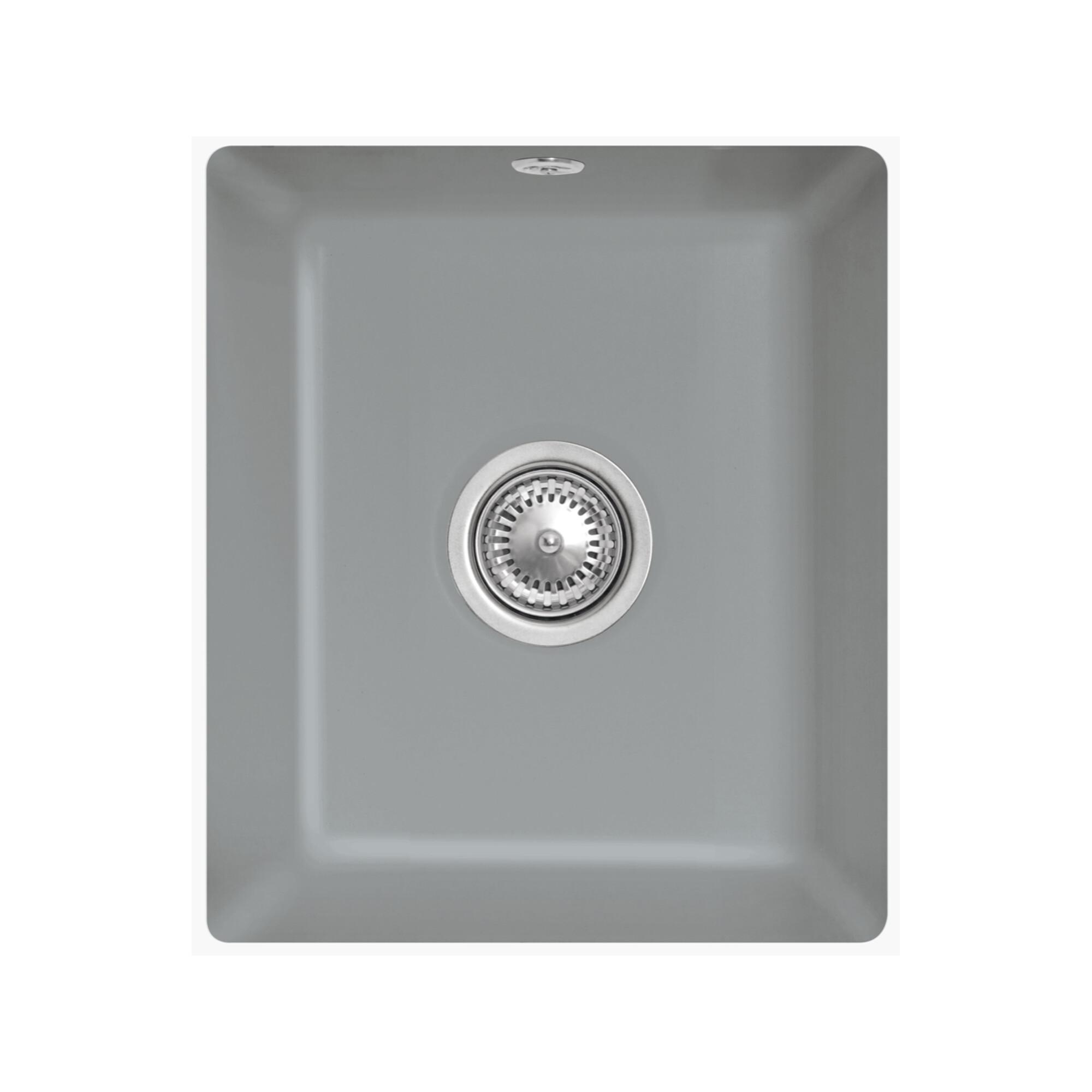 V&B Unterbauspüle Subway 45 SU Spülbecken, pure black ; Villeroy & Boch (332400R7)