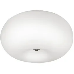 EGLO Deckenleuchte Optica Glas Weiß