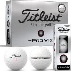 Titleist Pro V1x Left Dash Enh Align 12er Packung weiss