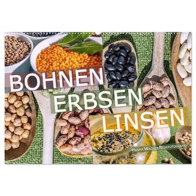 Bohnen Erbsen Linsen (Wandkalender 2027 DIN A2 quer), CALVENDO Monatskalender