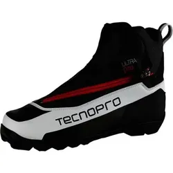 TECNOPRO Herren Langlaufschuhe Ultra Pro Prolink, Größe 47 in Schwarz Schwarz