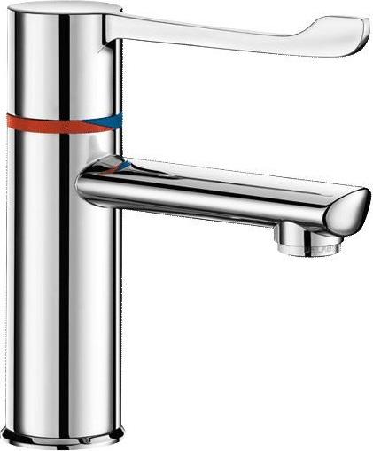 DELABIE Waschtischmischer berührungslos sequenziell Securitherm H.85 L.120