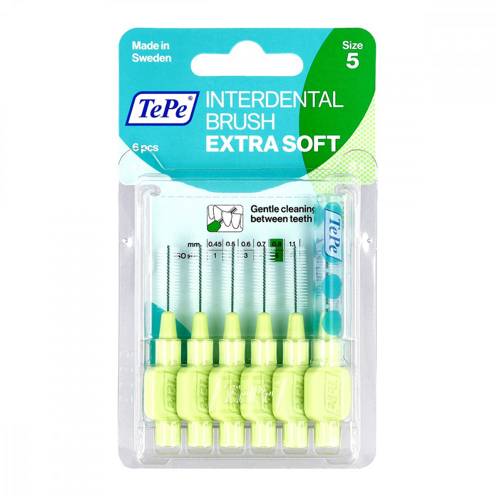 TePe D-A-CH GmbH Tepe Interdentalbürste x-weich 0,8mm 09724863