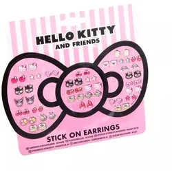 Hello-Kitty-Set mit selbstklebenden Ohrringen