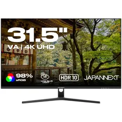 JAPANNEXT JN-V315UHDR Computerbildschirm 80 cm (31.5") 3840 x 2160 Pixel 4K Ultra HD LCD Schwarz
