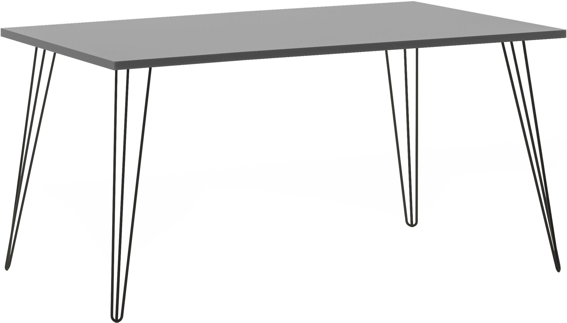 Ablagetisch SCHILDMEYER "Fynn, Ablagetisch, Made in Germany", grau (platingrau, schwarz, platingrau), B:160cm H:74cm T:80cm, Tische, Ablagetisch, Solide Verarbeitung - Dieses Produkt ist in Deutschland gefertigt platingrau, schwarz, platingrau B/H/T: 160c