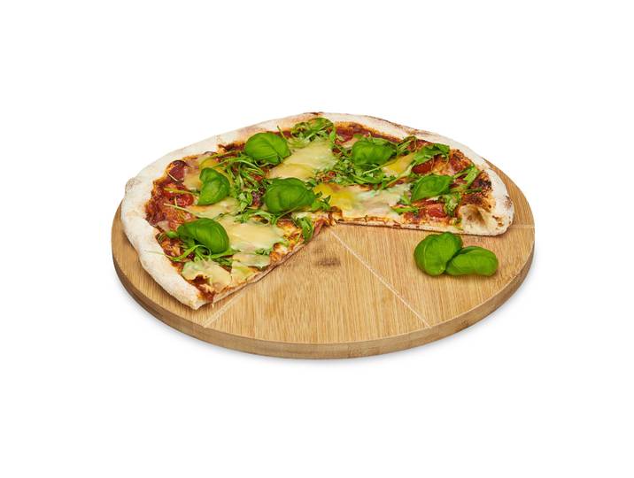 Pizzateller Bambus Hellbraun