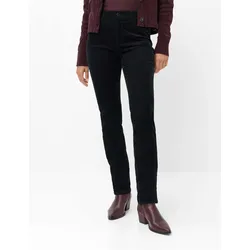 Brax Damen Cordhose Style CAROLA BLACK, schwarz, Gr. 40