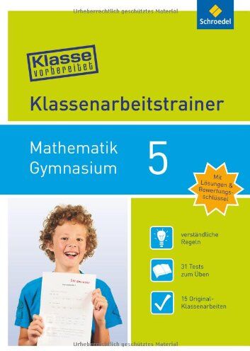 Silke Heyenga - Klasse vorbereitet - Gymnasium: Klassenarbeitstrainer Mathematik 5 - Preis vom 09.10.2026 07:28:09 h
