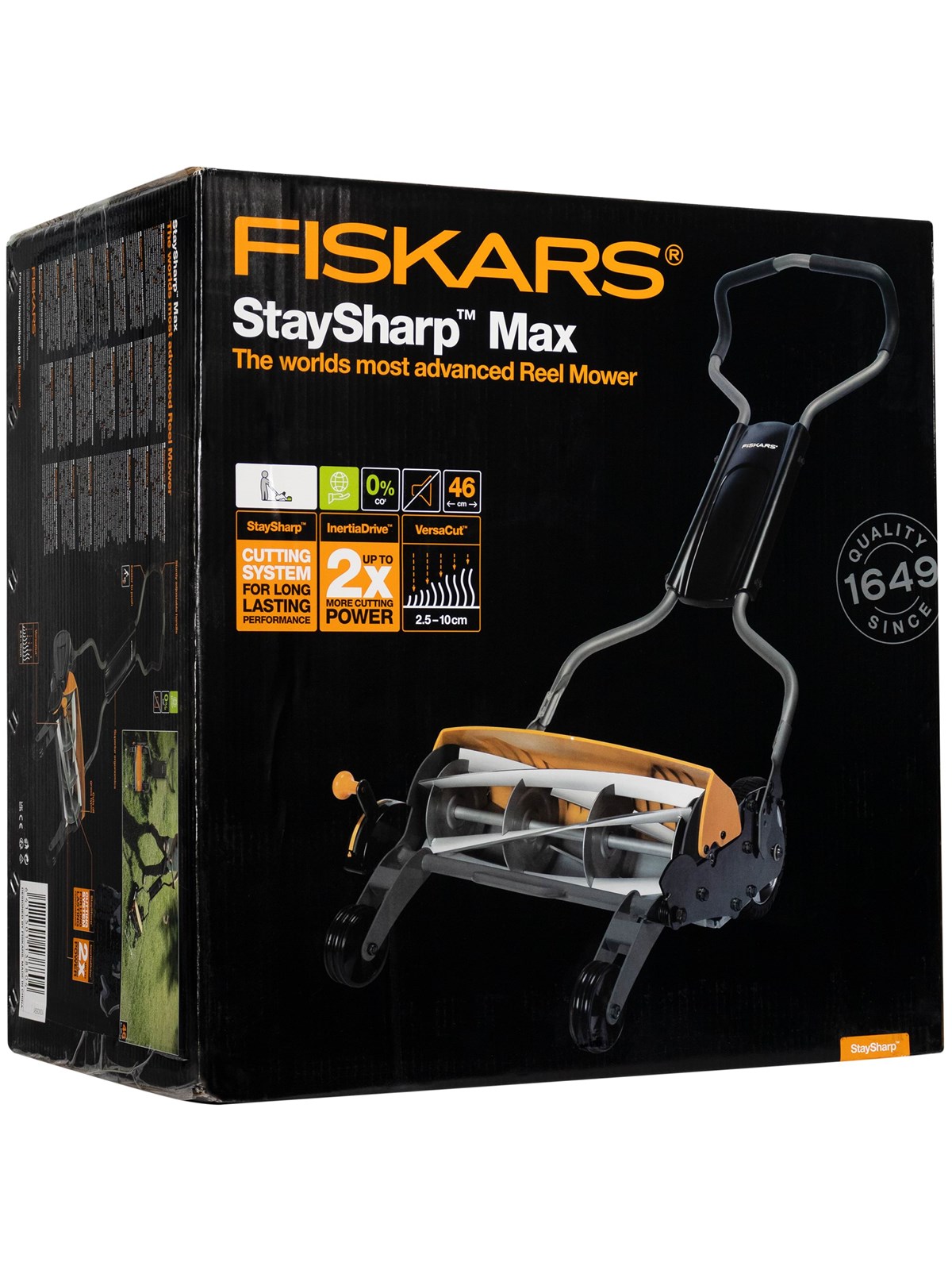 Fiskars Spindelmäher StaySharp Max
