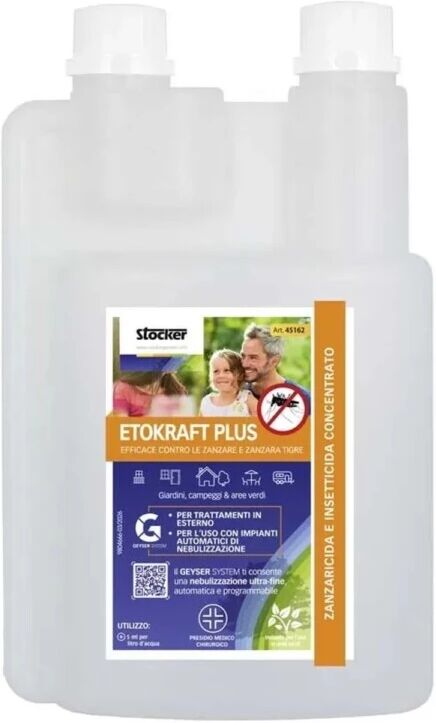 Stocker ETOKRAFT PLUS ZANZARICIDA ANTI ZANZARE 250 ML.