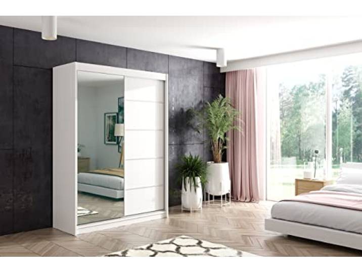 ALTDECOR Schwebetürenschrank mit Spiegel Maki - 160x216