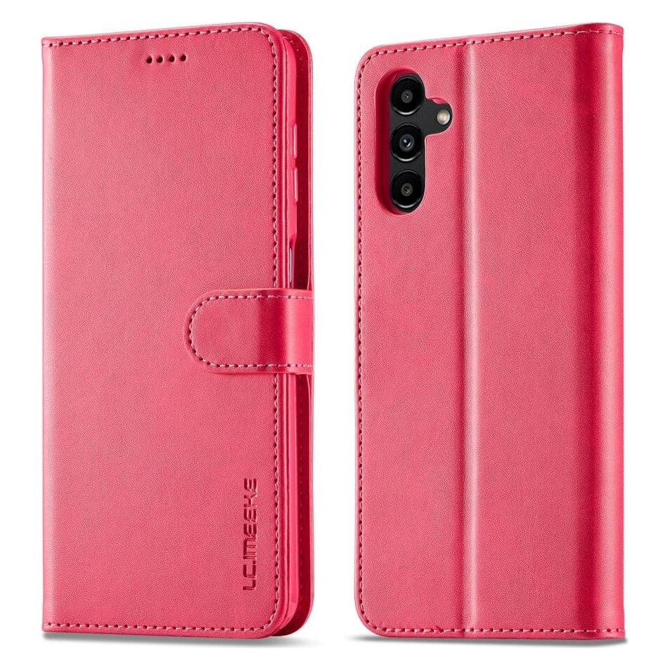 LC.Imeeke Galaxy A35 - Leder Etui Hülle pink (Samsung Galaxy A35) (660173527E)