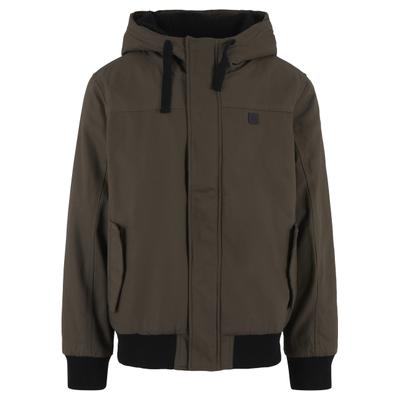 Winterjacke BRANDIT "Brandit Brandit Men Essential Jacket", Herren, Gr. XL, olive, 100% Baumwolle, unifarben, normal, ohne Ausschnitt, Jacken Winterjacke