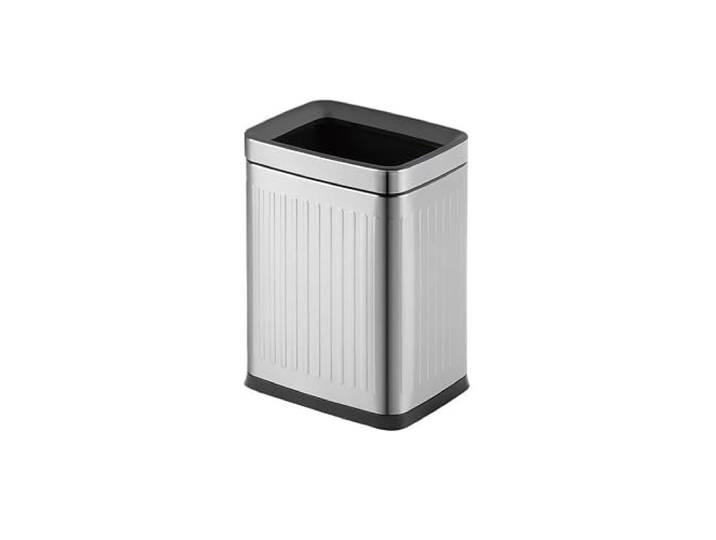 FZL02068LM Badezimmer Schlafzimmer, Badezimmer, Büro-Mülleimer(Silver)
