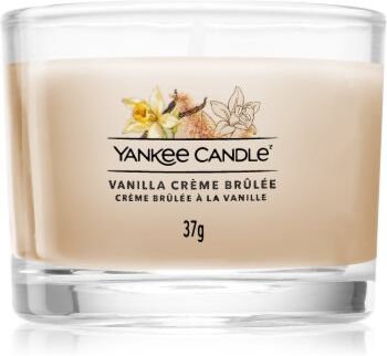 Yankee Candle Vanilla Crème Brûlée velas votivas glass 37 g. Vanilla Crème Brûlée
