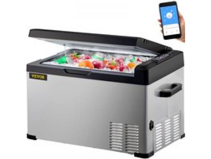 VEVOR Glacière Voiture 30 L Glacière Congélateur Portable 60 W Mini Frigo Voiture 650 x 375 x 357 mm Réfrigération Rapide Contrôle Précis 45 dB pour Profiter d'Aliments Frais et de Boissons Fraîches