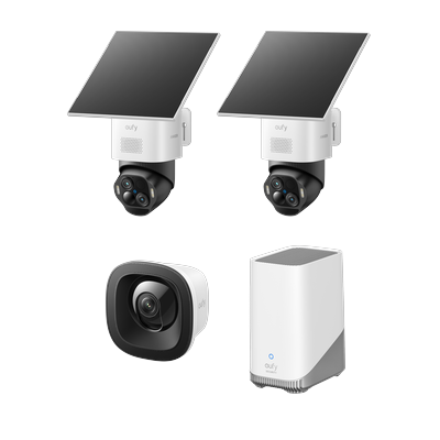 SoloCam E50 2-Cam Kit + Window Camera E10 White