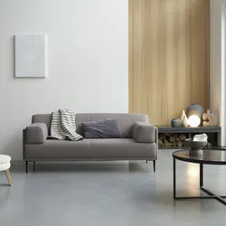 3-Sitzer-Sofa mit maulwurfsgrau Stoffbezug ,3-Sitzer