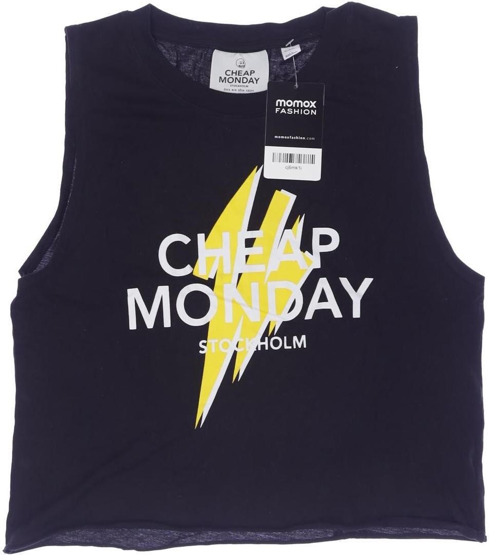 Cheap Monday Damen Top, Schwarz, Gr. M, Baumwolle - Second Hand